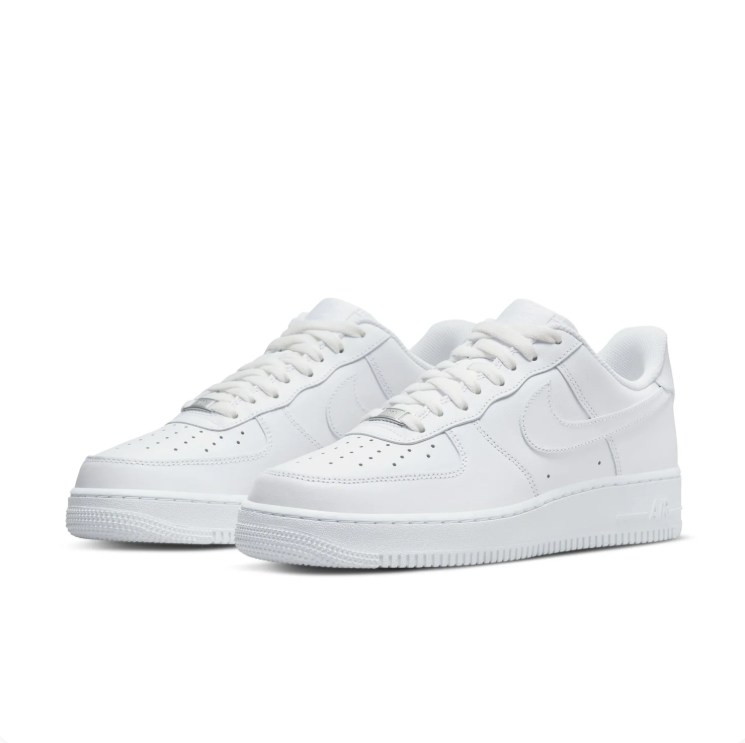 Nike All-White Low-Top Sneakers