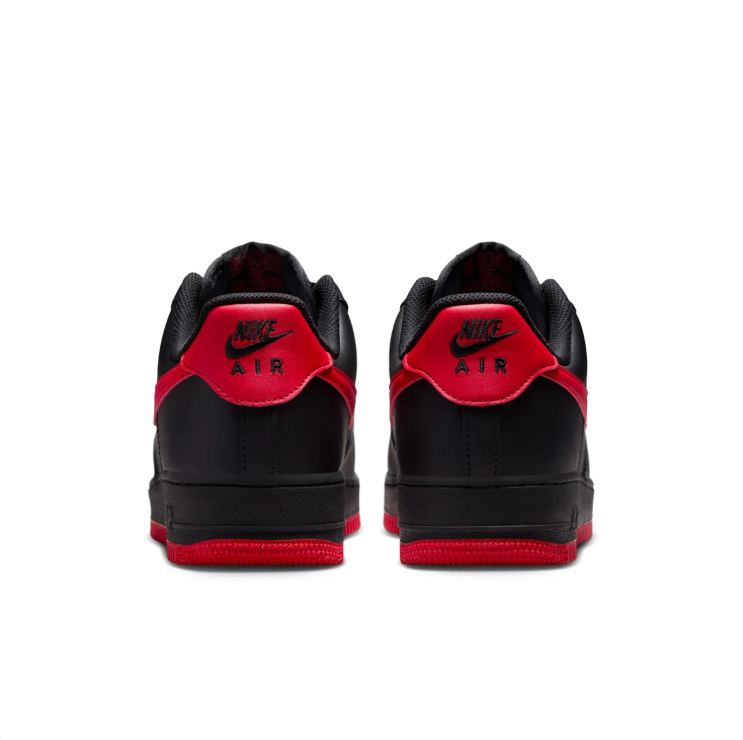 Nike Black and Red Low-Top Sneakers