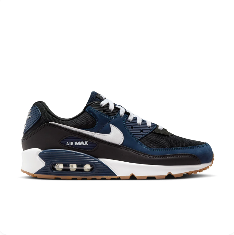 Nike Air Max Navy and Black Sneakers with White Accents