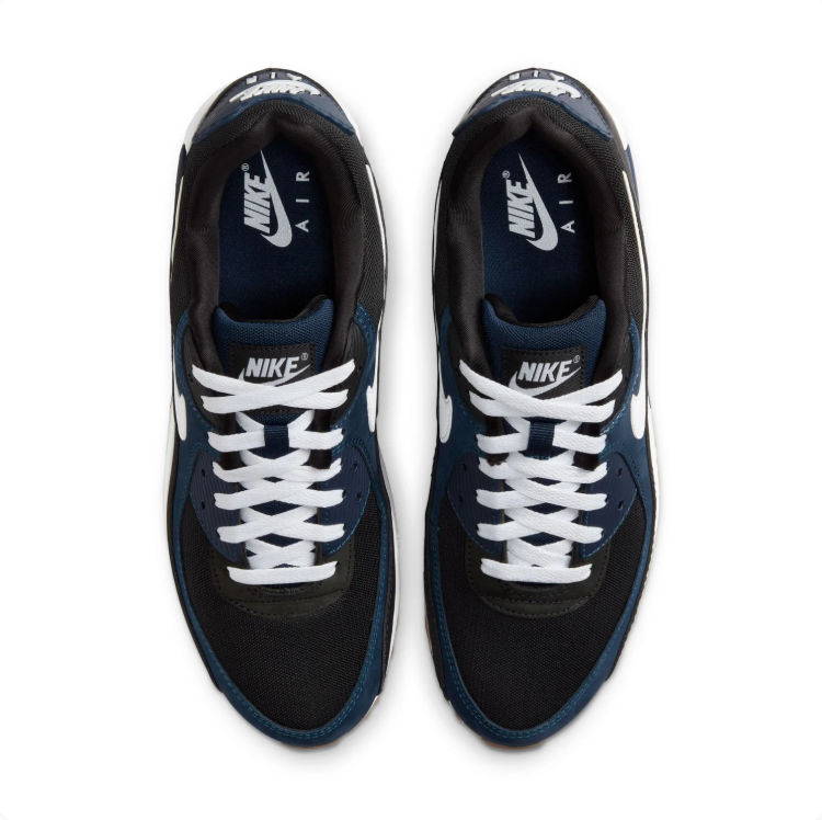 Nike Air Max Navy and Black Sneakers with White Accents