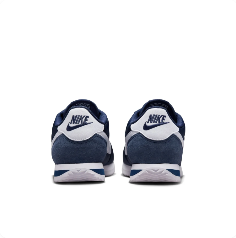 Nike Navy and White Retro Low-Top Sneakers