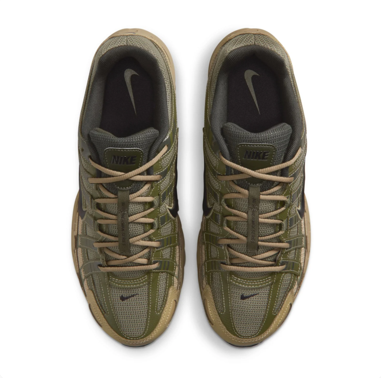 Nike Olive and Khaki Low-Top Sneakers