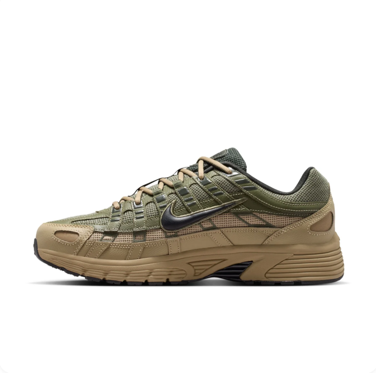 Nike Olive and Khaki Low-Top Sneakers
