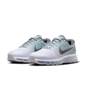 Nike Light Grey and Mint Sneakers with Full-Length Visible Air Sole