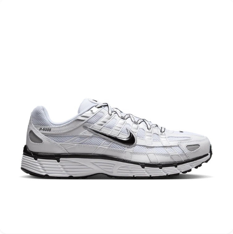 Nike P-6000 White and Black Sneakers