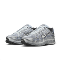 Nike P-6000 Light Grey and Metallic Silver Sneakers