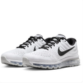 Nike Air Max White and Black Mesh Sneakers