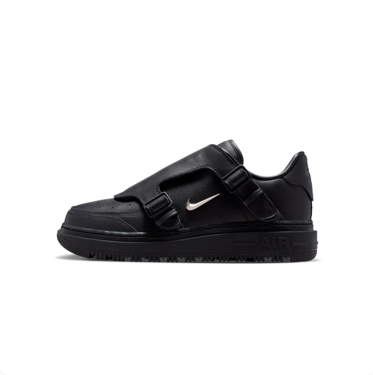 Nike Black Strap-Detail Low-Top Sneakers