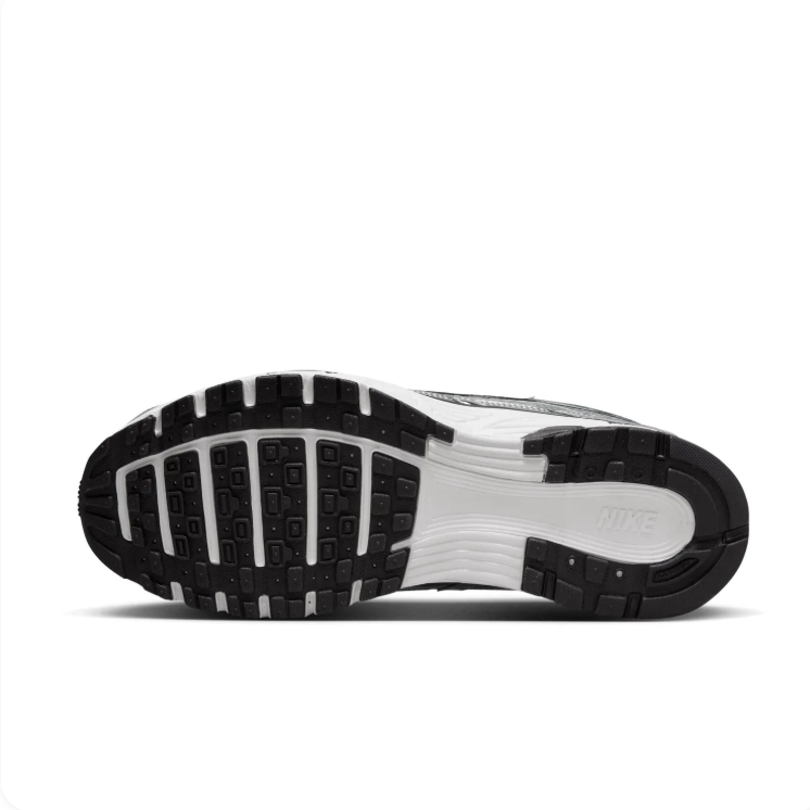Nike P-6000 Metallic Silver and Grey Sneakers