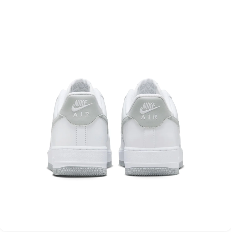 Nike White and Light Grey Low-Top Sneakers