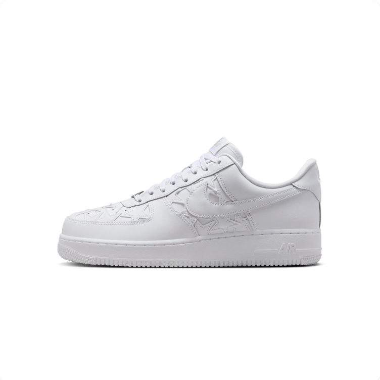 Nike All-White Star-Detail Low-Top Sneakers