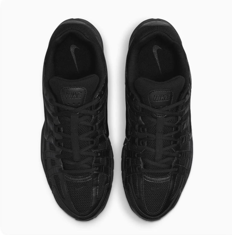 Nike All-Black Layered Low-Top Sneakers