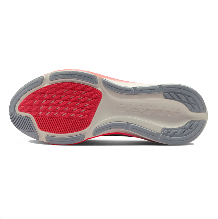 Nike Light Grey and Coral Low-Top Sneakers
