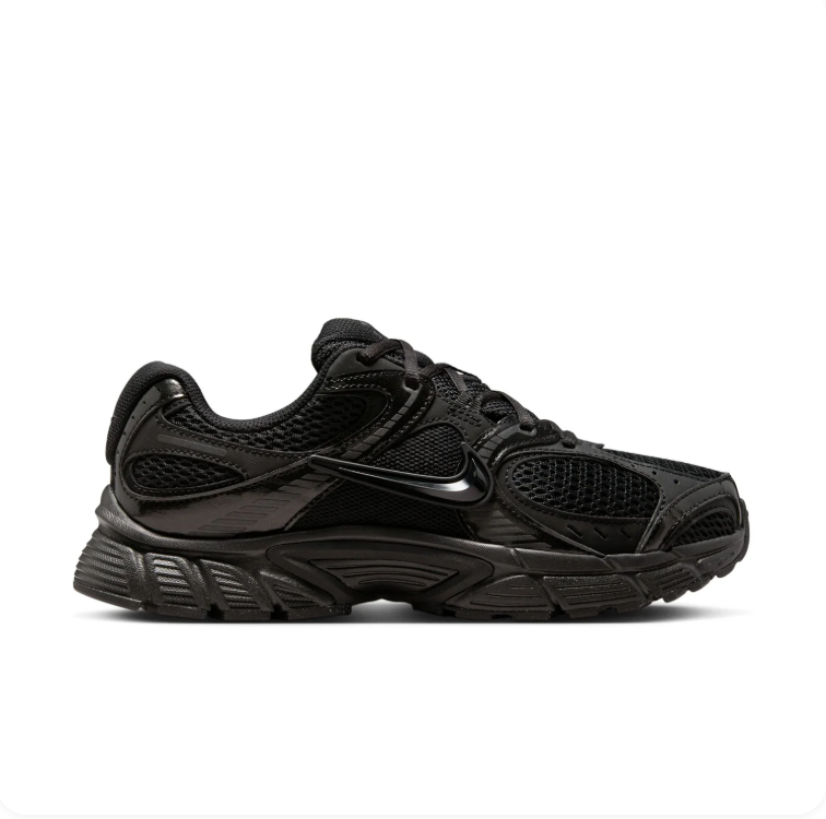 Nike All-Black Mesh and Overlay Low-Top Sneakers