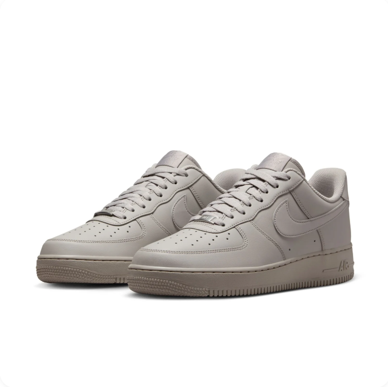 Nike Air Force 1 Taupe Grey Low-Top Sneakers