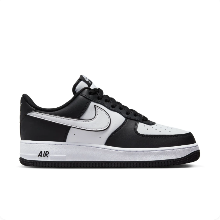 Nike Air Force 1 Black and White Low-Top Sneakers