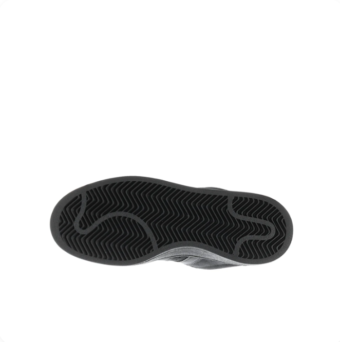 adidas Campus Black Low-Top Sneakers | Tonal 3-Stripes