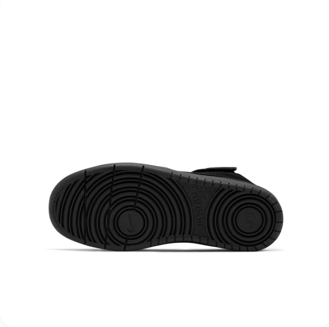 Nike All-Black High-Top Sneakers | Ankle Strap & Tonal Swoosh