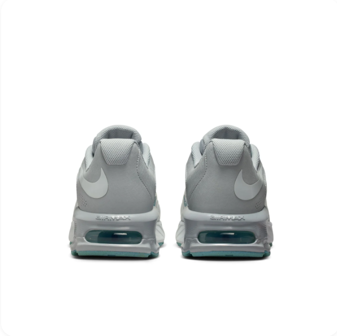 Nike Grey & Teal Low-Top Sneakers | Wave Panels & Visible Air Heel