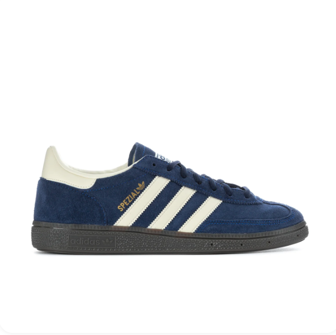 adidas Navy & Cream Low-Top Sneakers | Three Stripes & Dark Sole