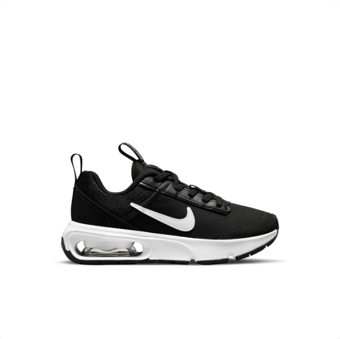 Nike Black & White Low-Top Sneakers | Visible Heel Air Window