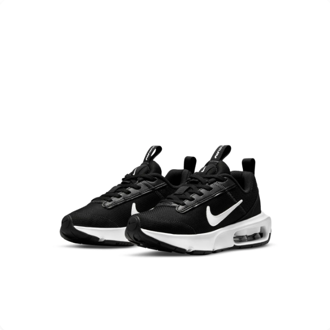Nike Black & White Low-Top Sneakers | Visible Heel Air Window