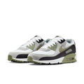 Nike White, Grey & Olive Low-Top Sneakers | Visible Heel Window