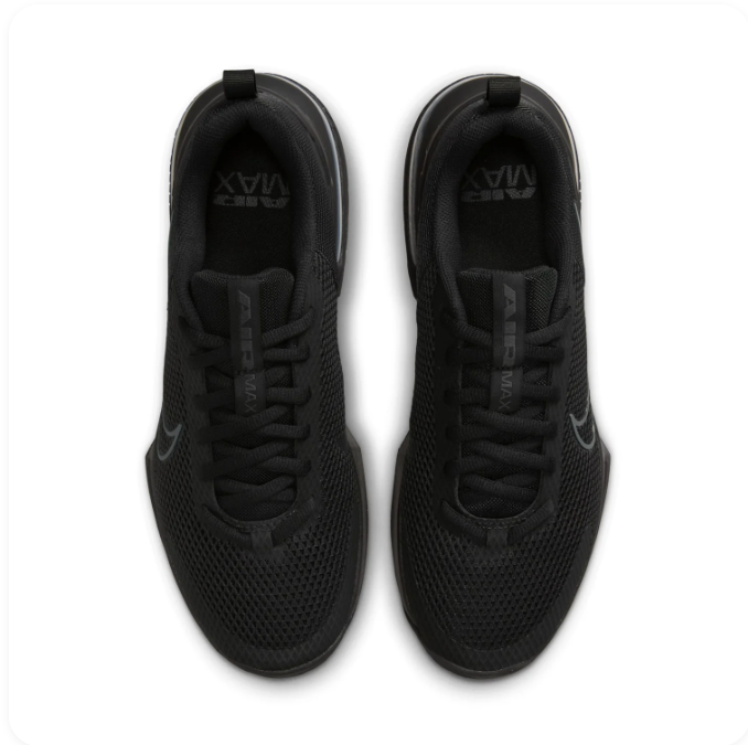Nike Black Low-Top Sneakers | Mesh Upper & Transparent Heel Detail