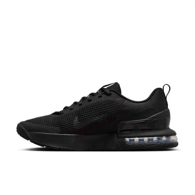 Nike Black Low-Top Sneakers | Mesh Upper & Transparent Heel Detail