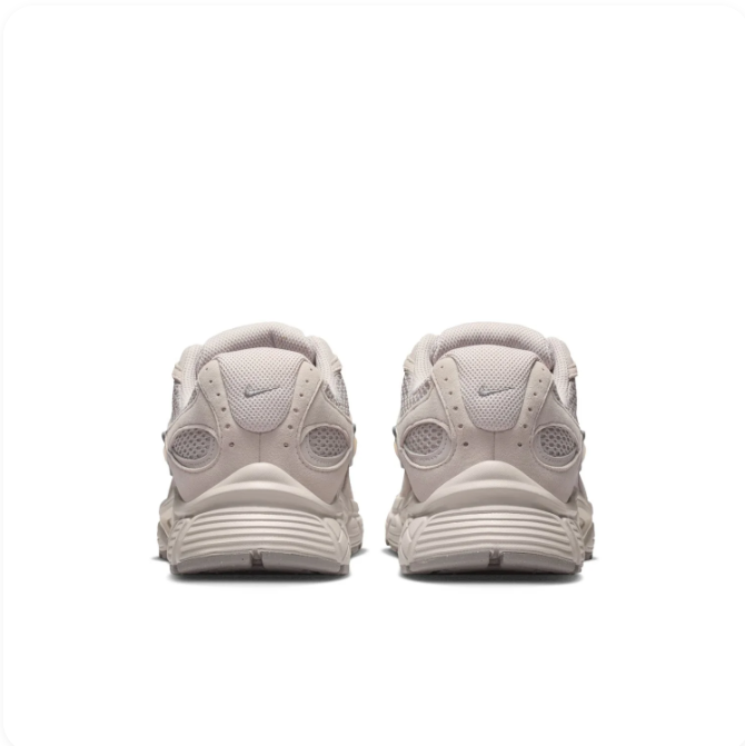 Nike Light Beige Low-Top Sneakers | Mesh Panels & Cream Swoosh