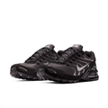 Nike Black & Charcoal Low-Top Sneakers | Silver Swoosh & Visible Heel Window
