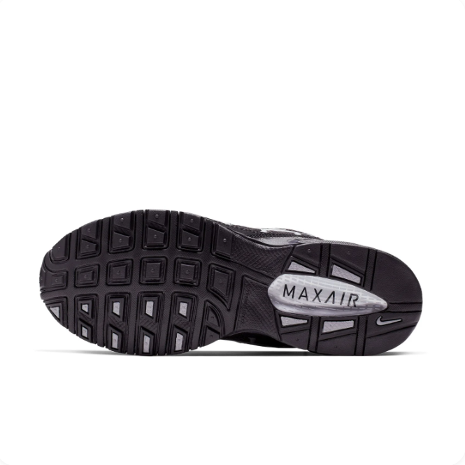 Nike Black & Charcoal Low-Top Sneakers | Silver Swoosh & Visible Heel Window