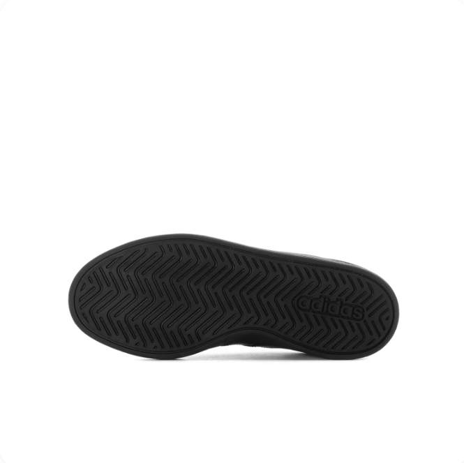 adidas All-Black Low-Top Sneakers | Tonal Three Stripes & Black Sole