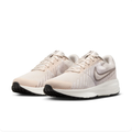 Nike Light Beige Low-Top Sneakers | Grey Swoosh & White Midsole