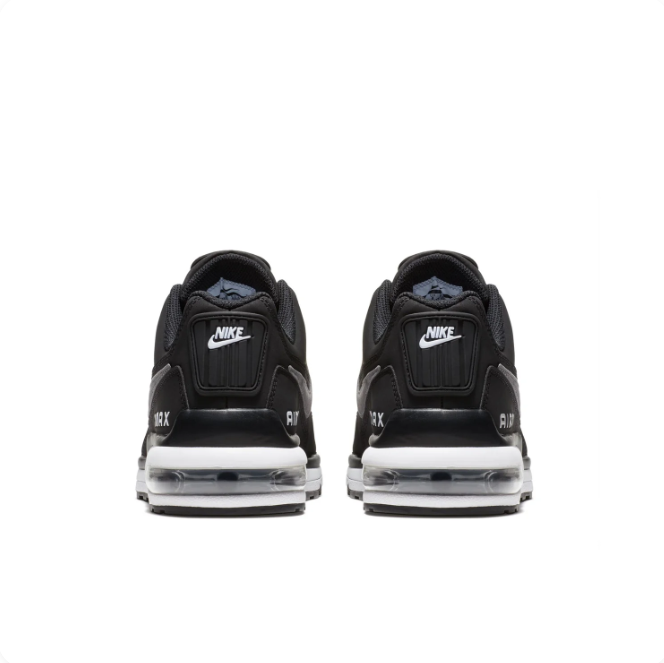 Nike Black & Grey Low-Top Sneakers | White Midsole & Visible Heel Window