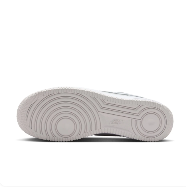 Nike Light Grey & White Low-Top Sneakers | White Swoosh & Perforated Toe