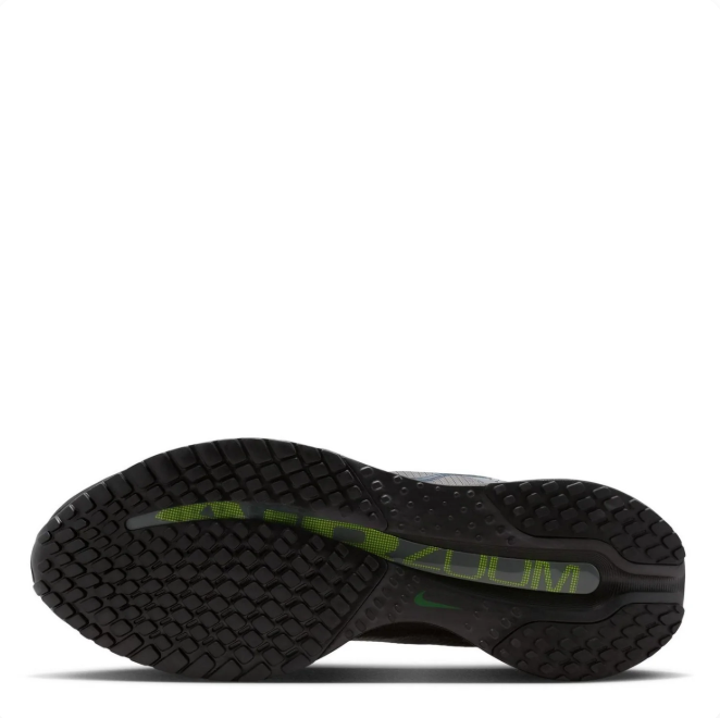 Nike Grey & Black Low-Top Sneakers | Mesh Upper & Lime Accents