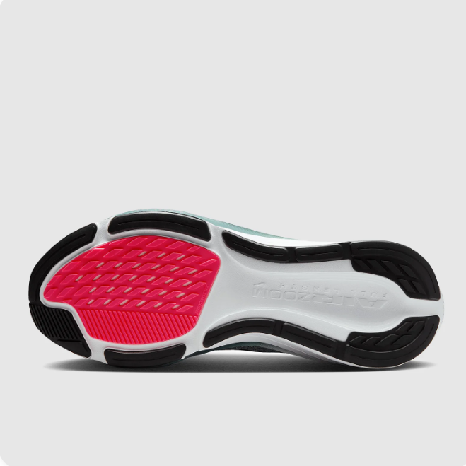 Nike White & Grey Low-Top Sneakers | Black Swoosh & Teal Midsole Accents