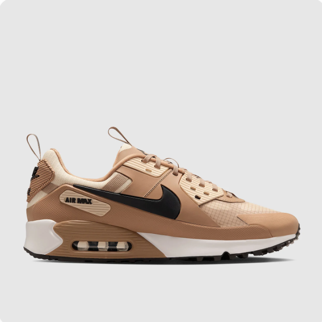 Nike Air Max Tan and Beige Low-Top Sneakers
