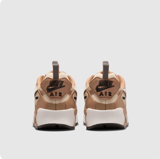 Nike Air Max Tan and Beige Low-Top Sneakers